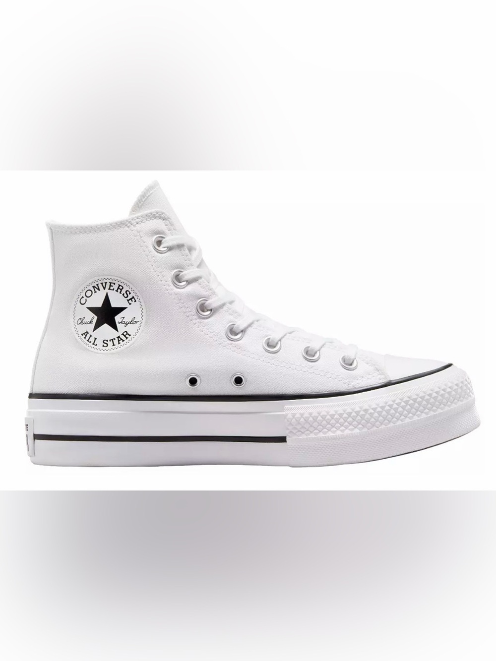 Converse Women's White Platform High-Top Sneakers